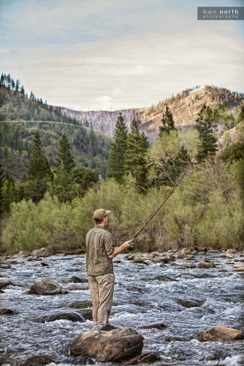Fly Fishing Photography - Feather River Canyon